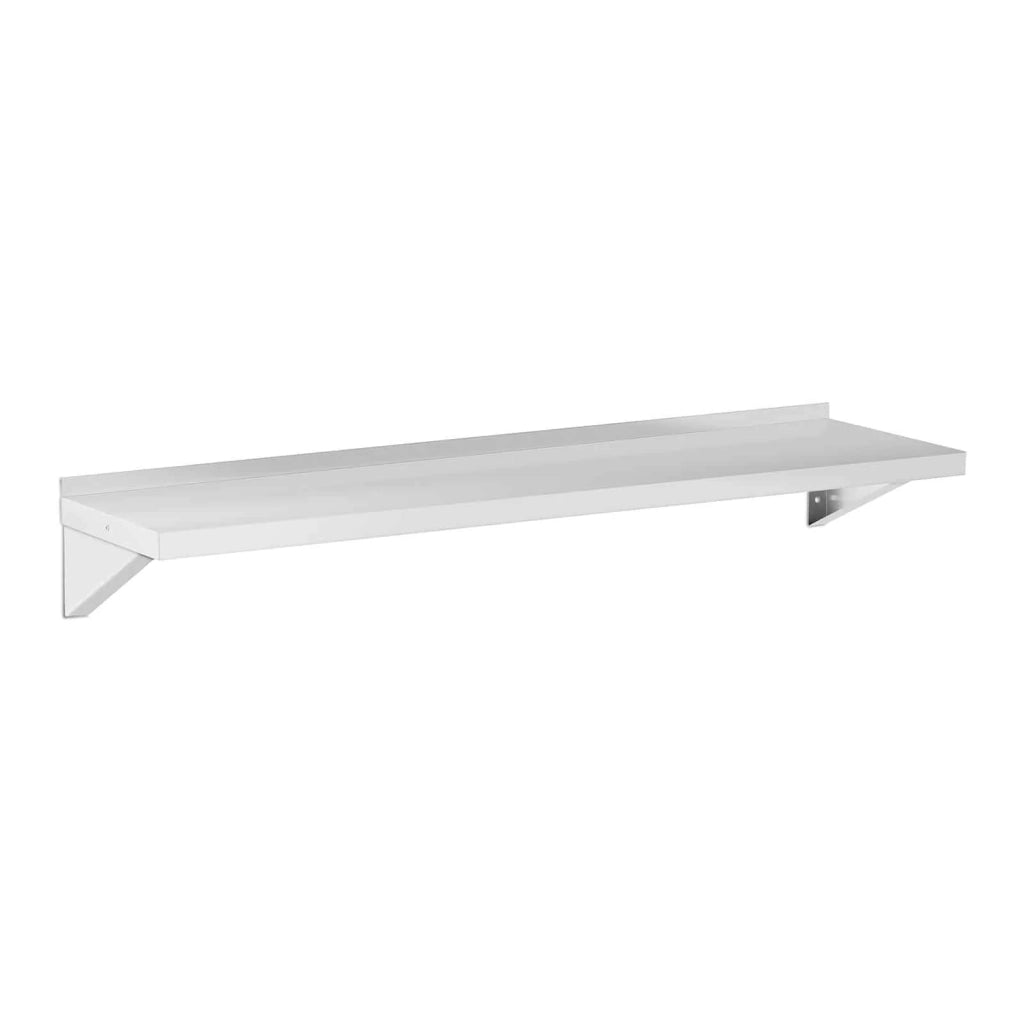 Mensola da parete in acciaio inox 150 x 40 cm fino a 80 kg mensola da parete industriale mensola da parete 14_0005150