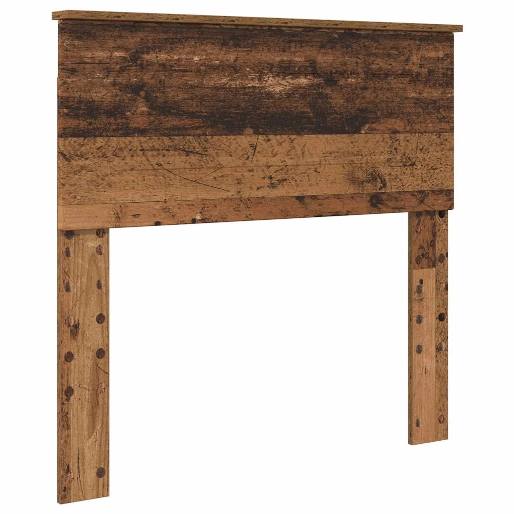 Struttura del letto con testiera Legno vecchio 100 x 200 cm