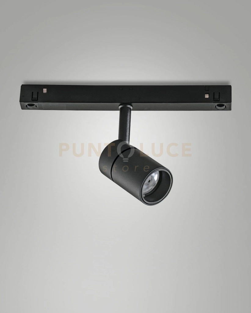 ERMES SPOT 2700K 500lm 6W 48V  PER SISTEMA BINARIO NERO  16°DIMMERABILE DALI