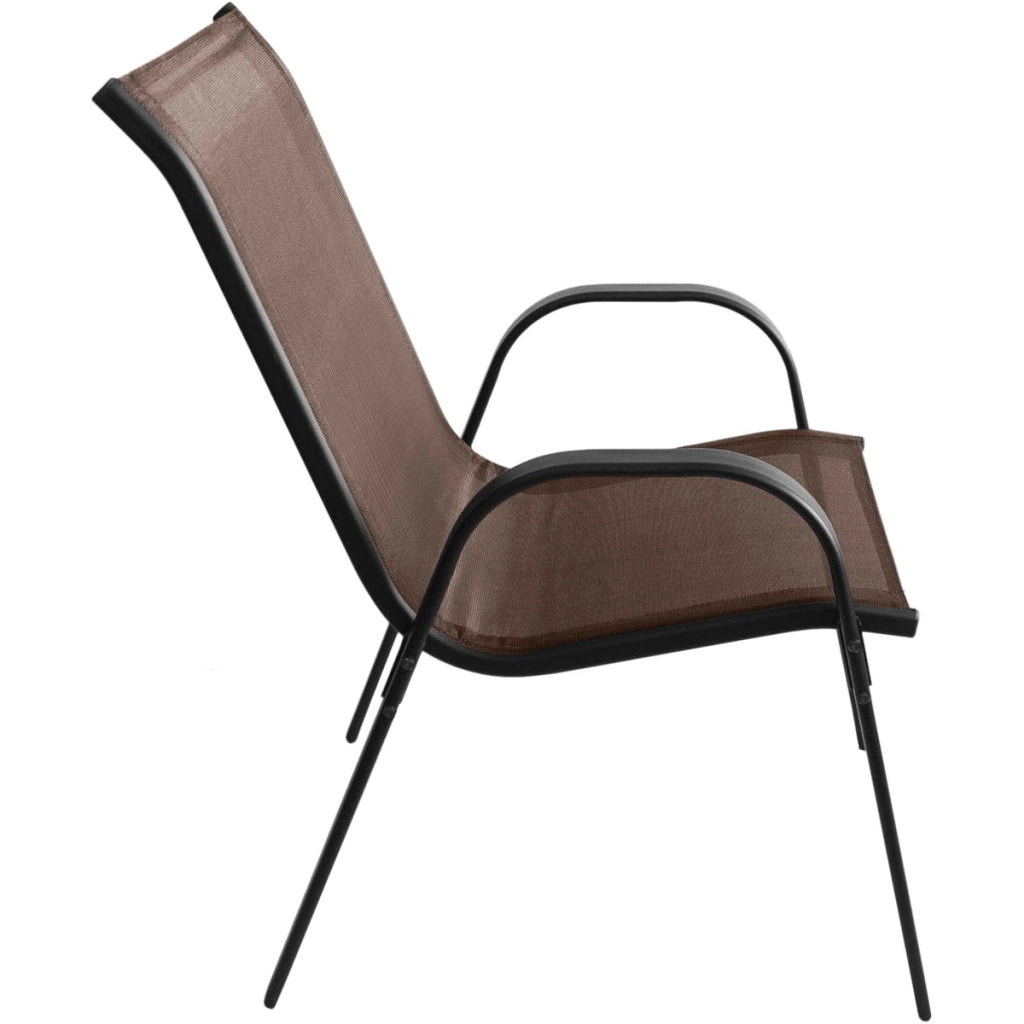 Set da Giardino Island con Tavolo Quadrato e 4 Sedie Sofia