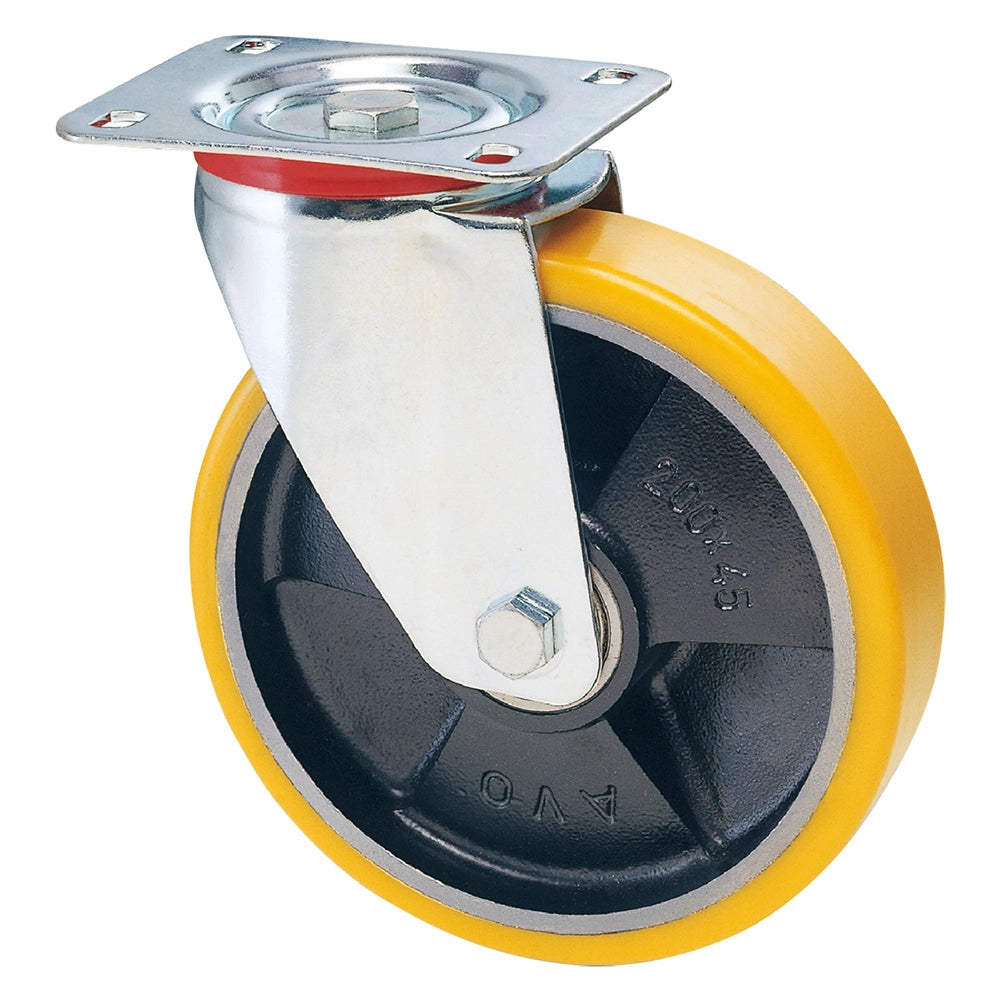 RUOTA PER CARRELLI ART. 22 ø mm 200 x 40 port. kg  300  - AVO