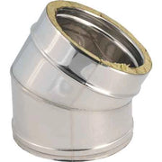 GOMITO DOPPIA PARETE A 45  °  EE ? 130/180 mm