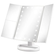 Girmi BE05 Stupenda Make-up Specchio per Trucco LED Touch Ingrandimento 2x 3x Alimentazione USB Batteria colore Bianco
