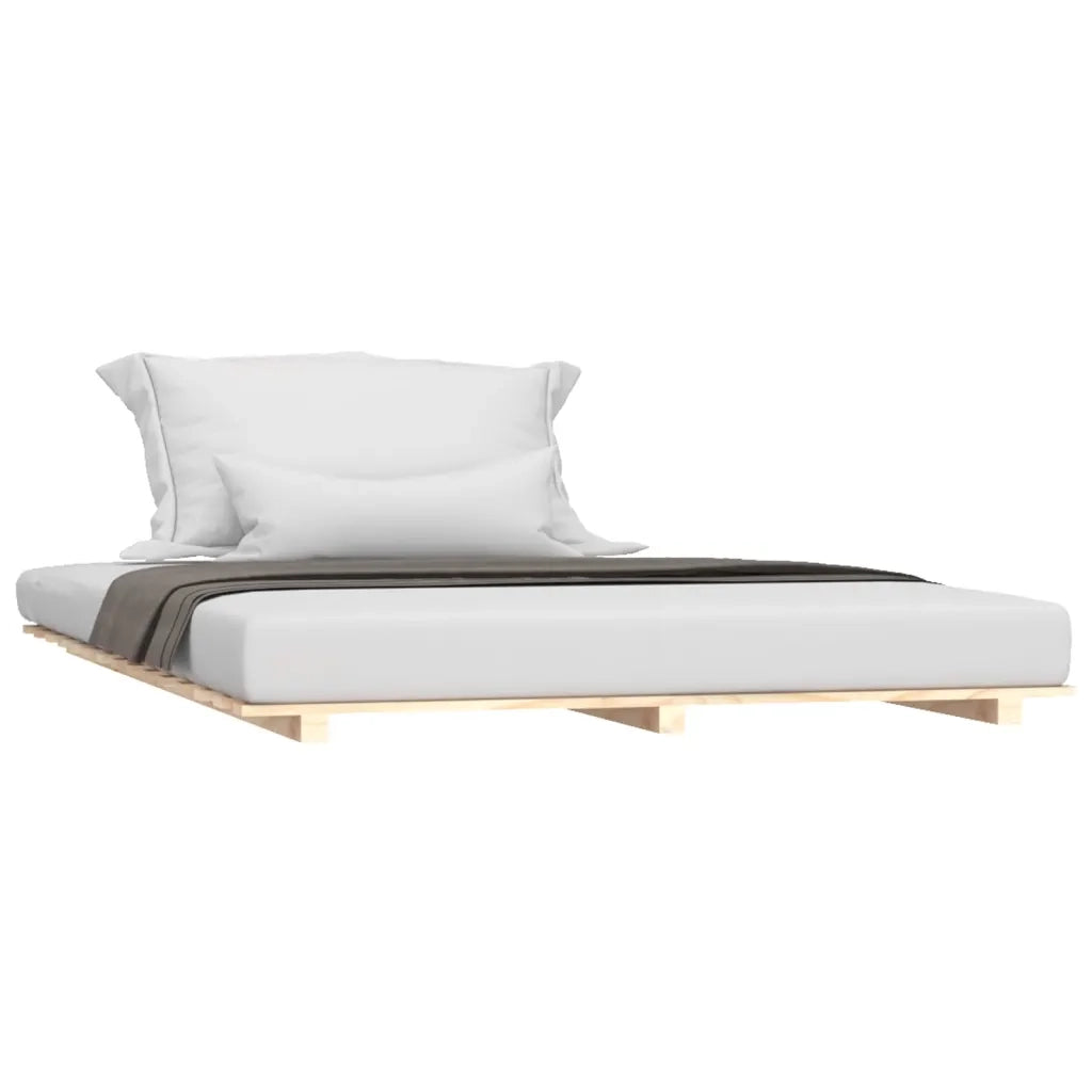 Giroletto senza Materasso-Struttura Letto 120x200 cm in Legno Massello di Pino 596919