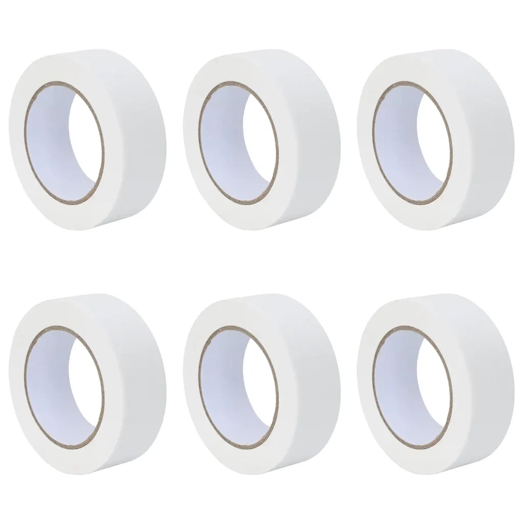 Nastri Adesivi per Pittori 6 pz Bianco 38mm x 50m Carta CFW9915455