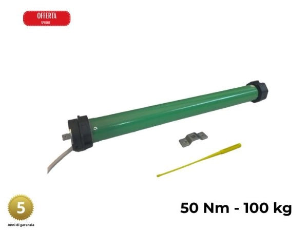Motore tapparella 100 kg - 50 Nm RISPARMIO ENERGETICO Motori per tapparelle elettriche Avvolgibili
