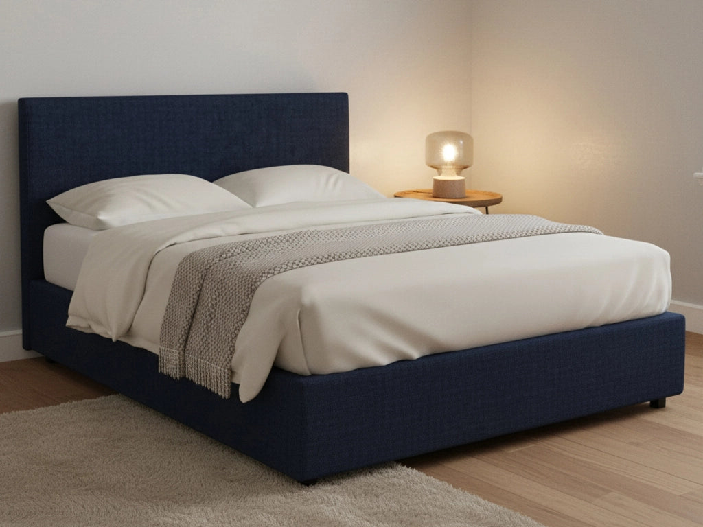 Carlisle, Letto Piazza e Mezza Sfoderabile Made in Italy, Viola Scuro
