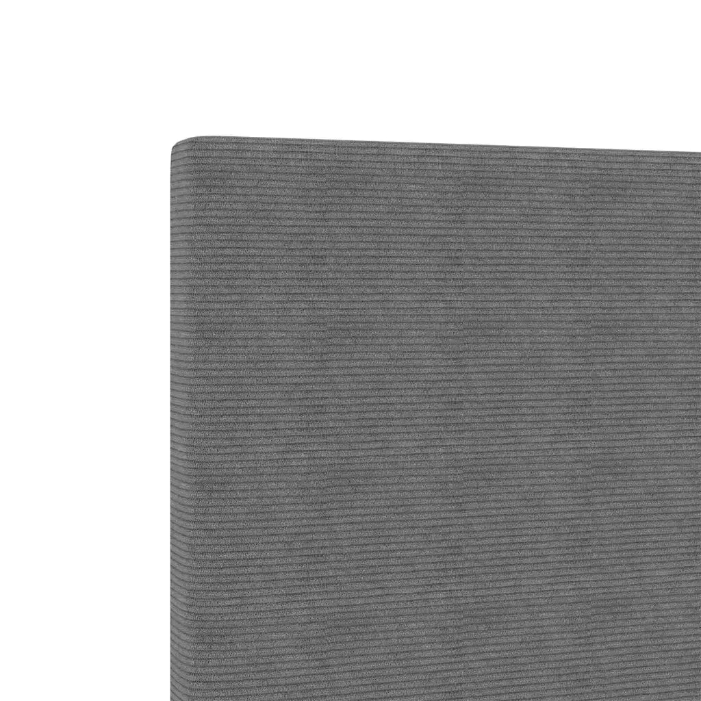 Testiera | Testata Grigio chiaro 180 cm Tessuto in Cords