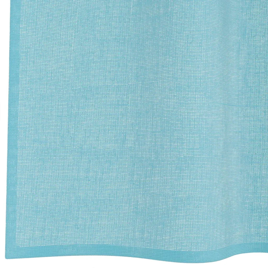 Tende in Voile con Occhielli 2 pz Turchese