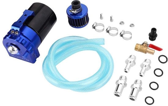 Contenitore di raccolta olio motore 300 ml - Contenitore universale di raccolta olio - Cassa di scarico - Cassa di scarico a ventilazione - Filtro aaria-olio - Accessori