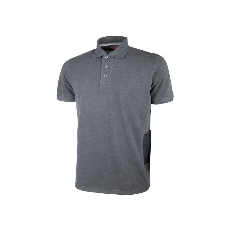 POLO GAP MANICA CORTA SLIM FIT  tg.2XL  grey meteorite    UPOWER