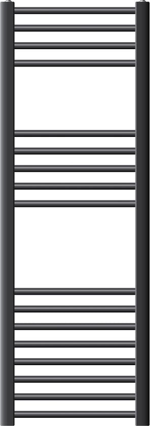 Riscaldamento per bagno Sahara 400x1200 mm antracite a muro con connessione laterale