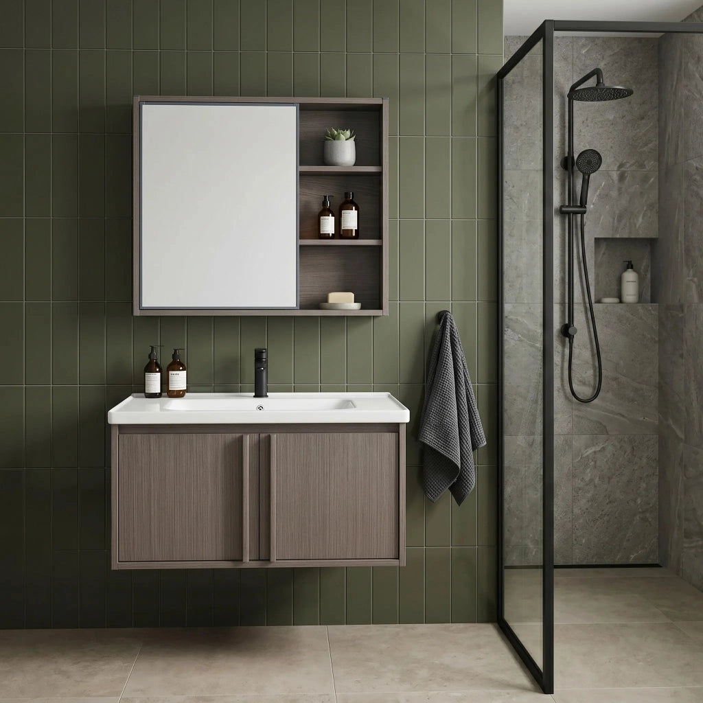 Set Di Mobili Da Bagno Con Lavabo Gama T25023 Kjm 80cm