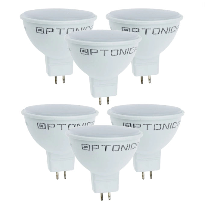 Lampadina dicroica led spillo gu5.3 7 watt risparmio energetico 6000k pezzi 6