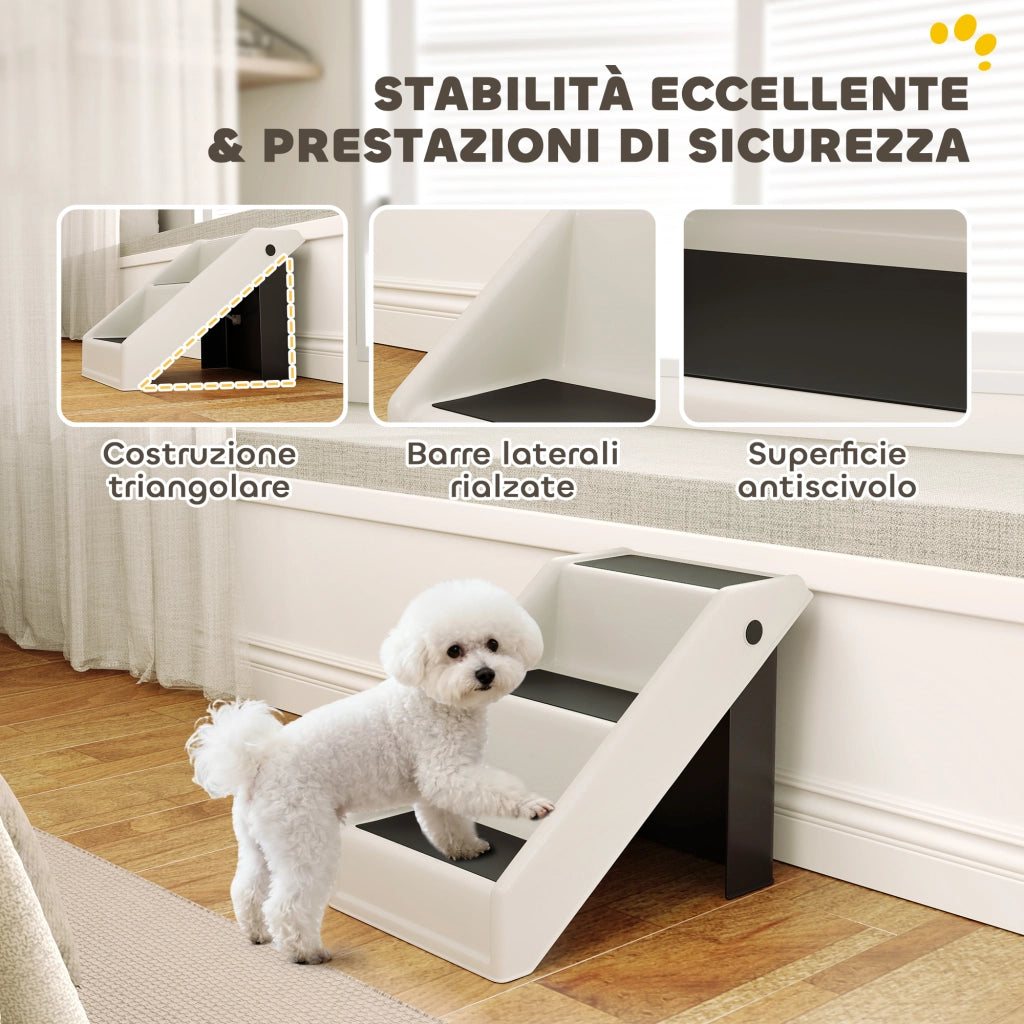 Scaletta per Cani e Gatti Pieghevole ¨C Minimal ¨C Crema
