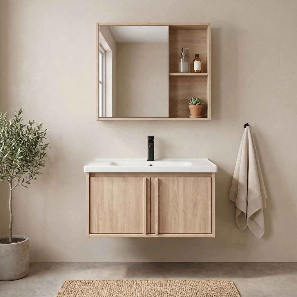 Set Di Mobili Da Bagno Con Lavabo Gama T25023 Bxm 70cm