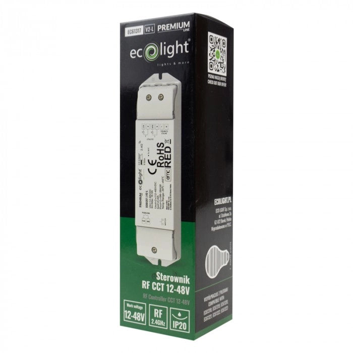 Ecolight Controller RF CCT per Strisce LED 16A 12-48V