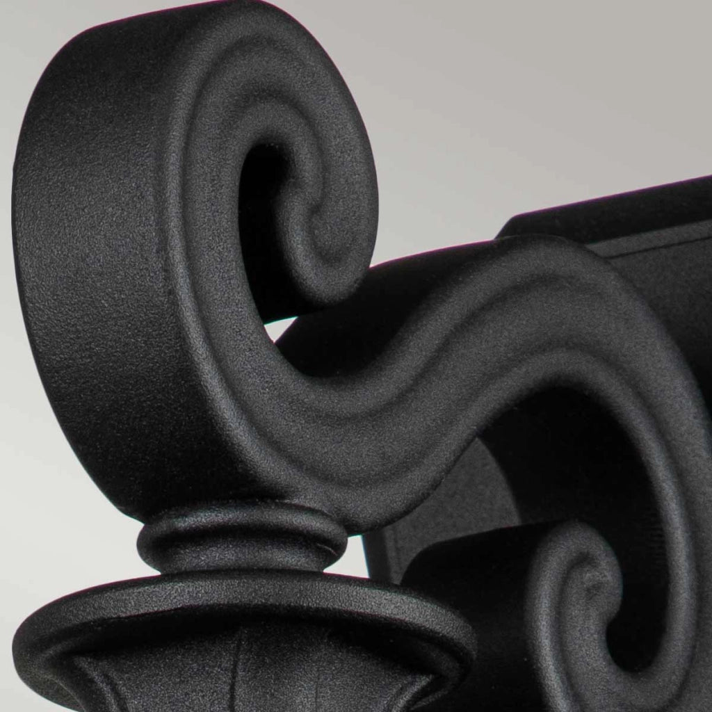Applique esterna classica nera E27 60W Bayview Elstead