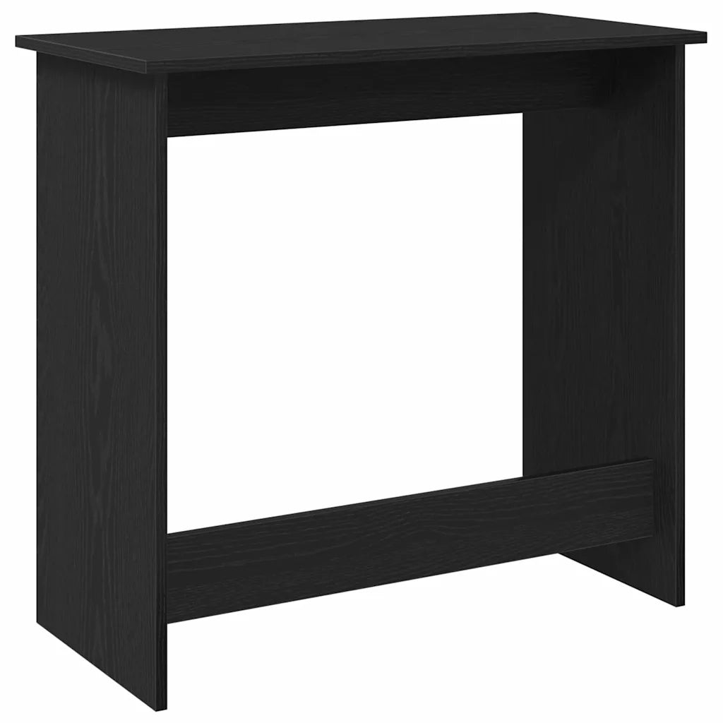Scrivania Nera 80x40x75 cm in Legno Multistrato 860455