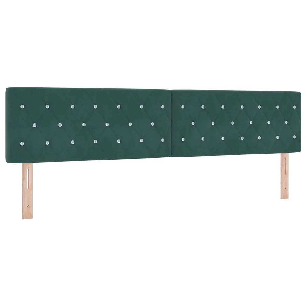 Testiera | Testata Verde Scuro 200 cm Velluto