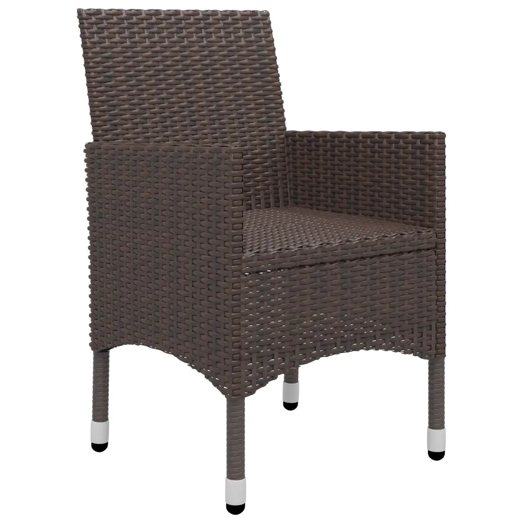 Set Mobili da Pranzo per Giardino 5 pz Marrone 3067686