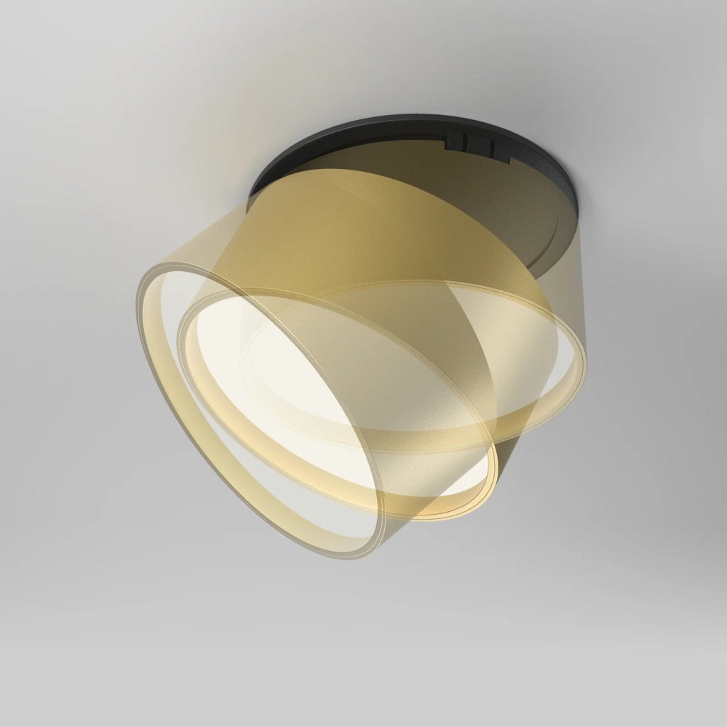 Maytoni Faretto Onda 1 luce LED integrato nero alluminio