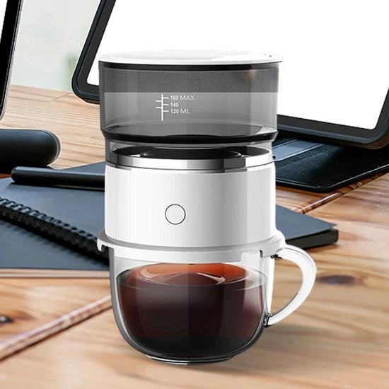 Macchina per caffè portatile per bollitura manuale – Mini zapatella automatica per caffè, caffettiera e macchina per caffè portatile per uso domestico e viaggio, macchina per caffè e macchina per caffè portatile per viaggio