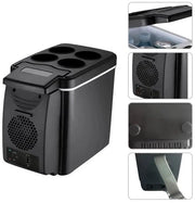 Frigo portatile - Compacto - Trasportabile - Raffredda e riscalda - Silenzioso - 12V - 6L
