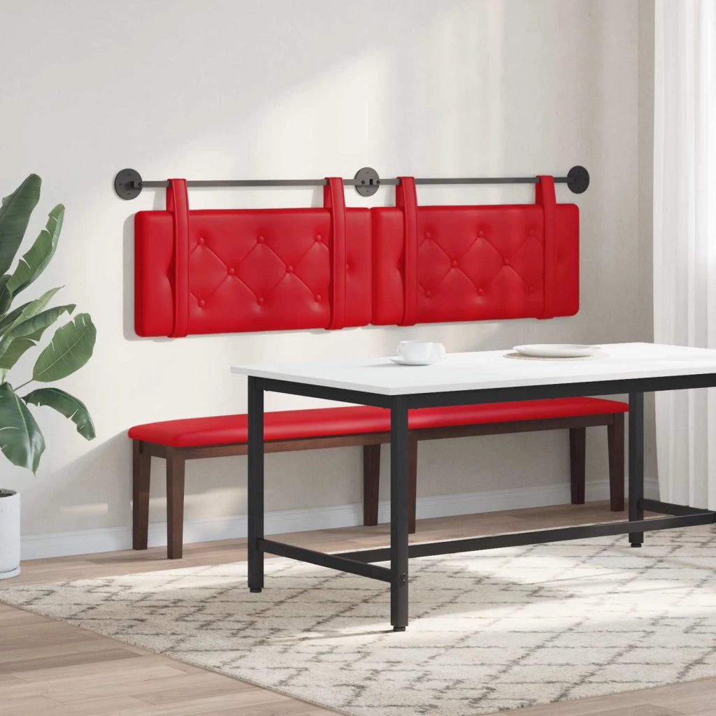 Testiera | Testata sospesa Rosso Similpelle