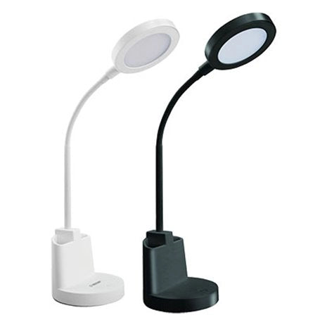 LAMPADA DA TAVOLO A LED 'SWAN 2' Col. Bianco