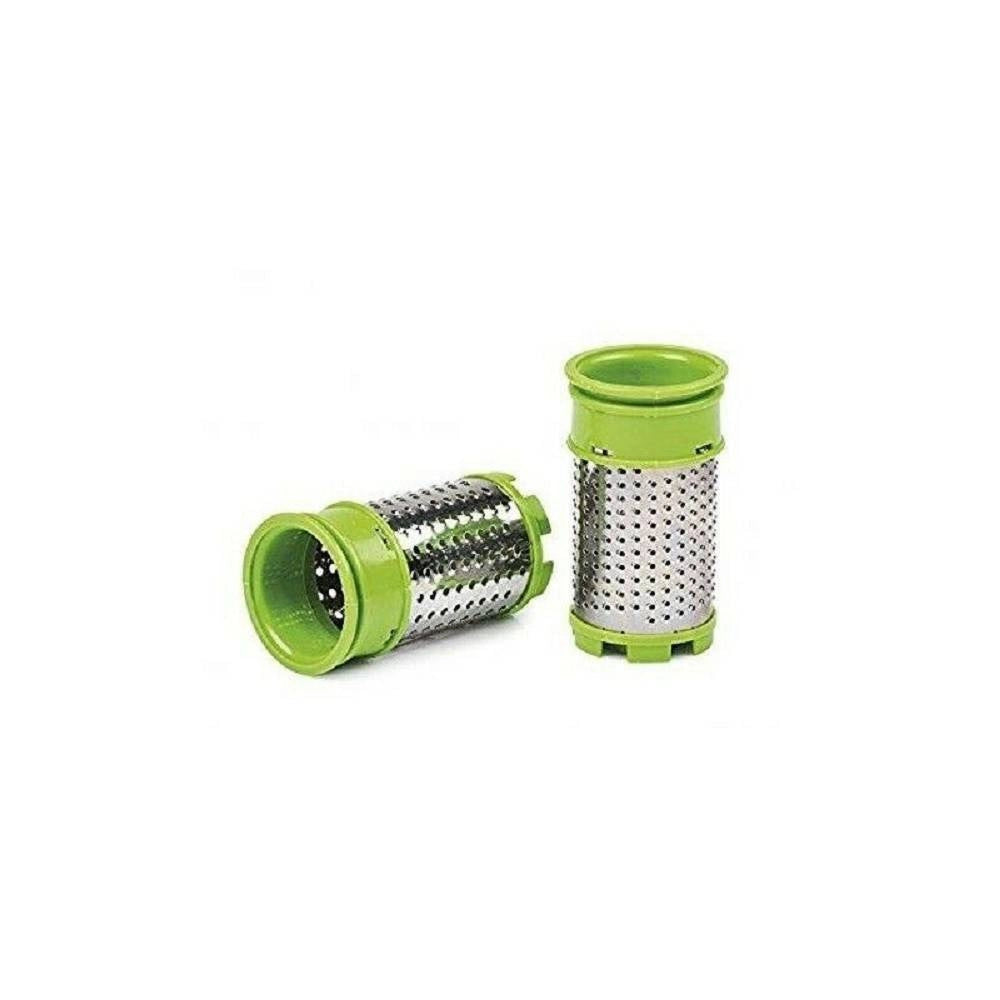 Trade Shop - Grattugia Elettrica Ricaricabile Doppio Rullo Per Formaggio Cucina Casa Hp8868 -