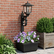 Applique con Vaso with LED Bulb Nero 29 x 28 x 74 cm ABS e PP 42042690