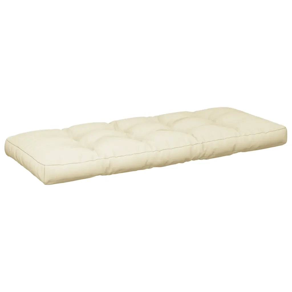 Cuscini per Pallet 2 pz Crema in Tessuto 360823