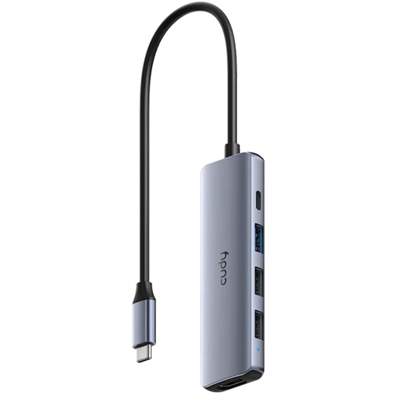 CUDY UH405 - HUB USB 5-IN-1 WITH 4K HDMI