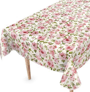 Telaio da tavolo ovoidale lavabile con stampa di fiori - Ideale per interni ed esterni