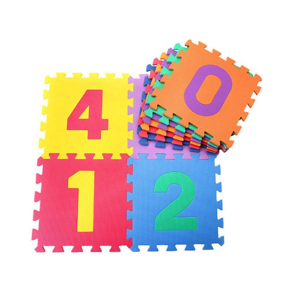 TAPPETINI EVA `NUMERI` 10pz 30x30x1cm