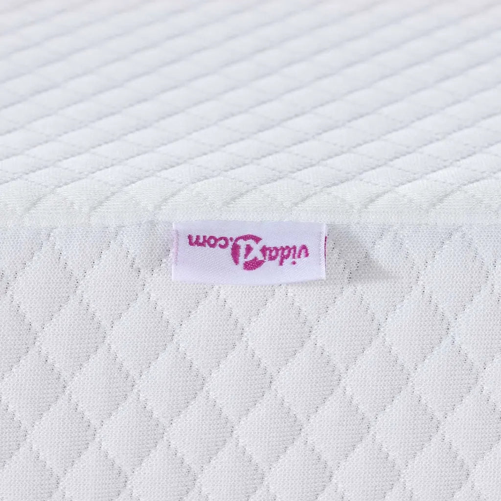 Topper per materasso Bianco 140 x 200 cm Tessuto Jacquard 4106249