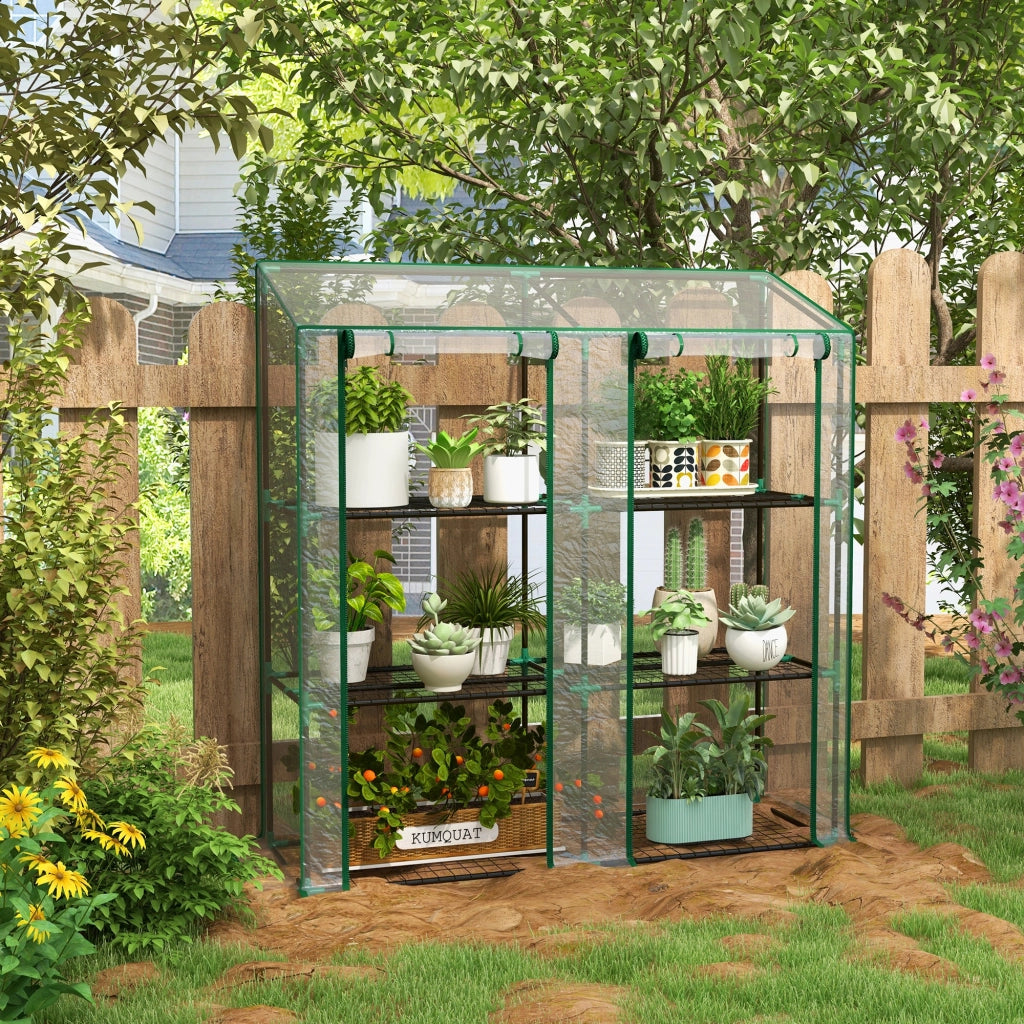 Serra da giardino 3 livelli ¨C Minimal ¨C 143x46x151 cm trasparente