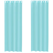 Tende in Voile con Occhielli 2 pz Turchese