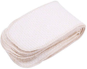 Luiers per Bambino 10 Stuks - Wasabili - Flessibili - Tessuto di Cotone - Antibatterico - Riciclabili - Adatti da 0 a 2 Anni - 35 x 12 cm - Luiers Riciclabili