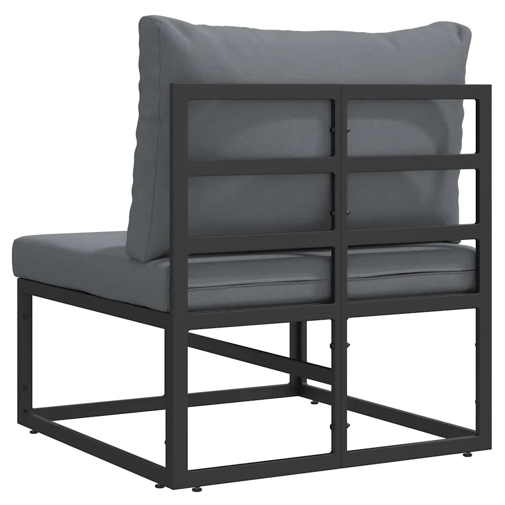 Mobili da Esterno Nero e antracite 70 x 71,5 x 71 cm Metallo 42008021