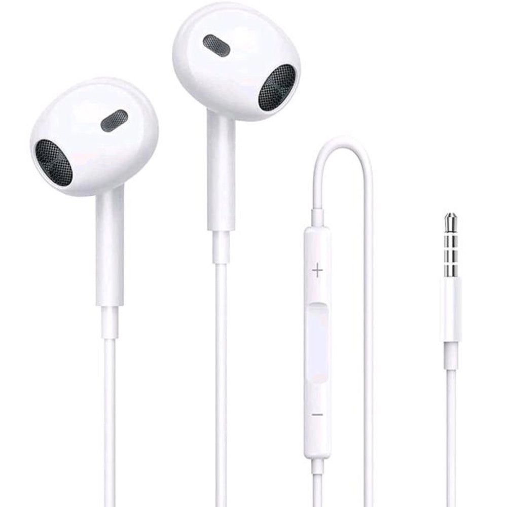 Trade Shop - Cuffie Auricolari Auricolare Con Microfono Per Iphone 3 3gs 4 4g Ipod Mp3 -