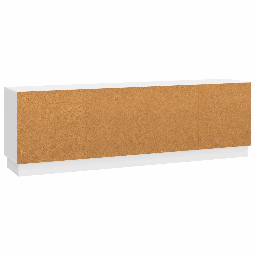 Mobile TV | Armadietto TV | Mobile Porta TV Bianco Lucido 150 x 31 x 47 cm Legno ingegnerizzato
