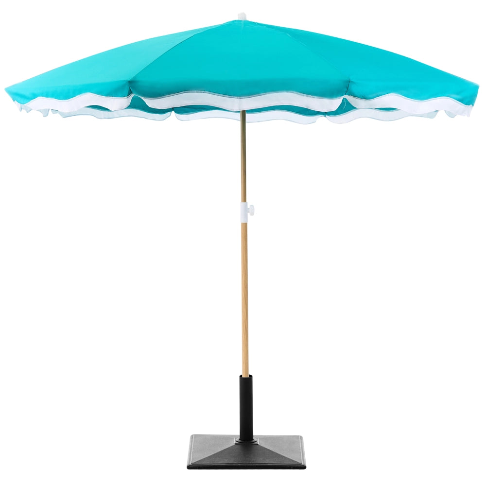 Ombrellone da giardino ⌀ 232 cm turchese esterno Elegante e moderno