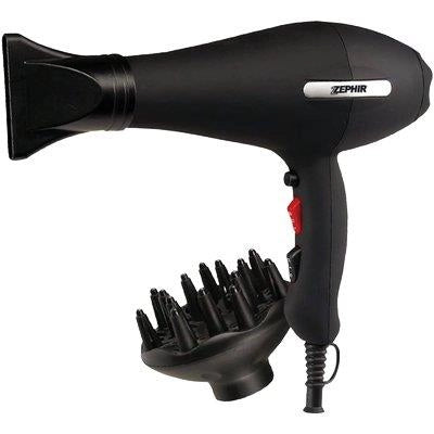 ASCIUGACAPELLI PROFESSIONALE ZHB2002 ZEPHIR  VOLT 230 WATT 2200 2 VELOCITA 3 TEMPERATURE