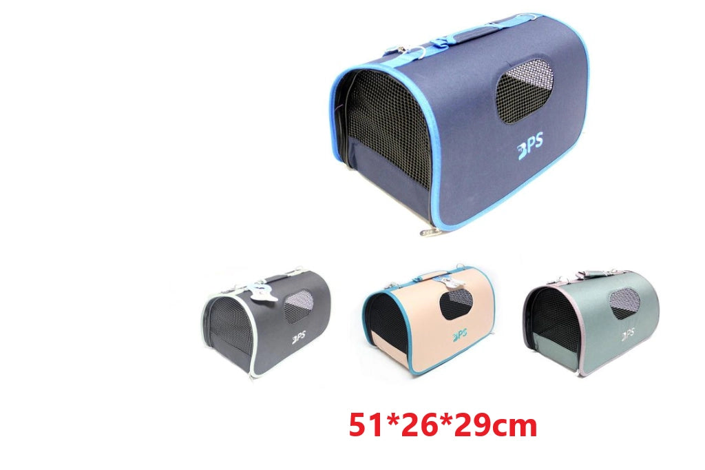 Trasportino per Gatti e Cani di Piccola Taglia Pieghevole ¨C Minimal ¨C Nero 51x26x29 cm