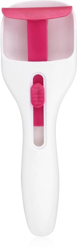 Divisore di porzioni unifamiliare - Dispensatore di cupcake e muffin - Misuratore di precisione - Dimensioni 19,5 x 6 x 3,8 cm - Spatola per impasto in nylon e silicone