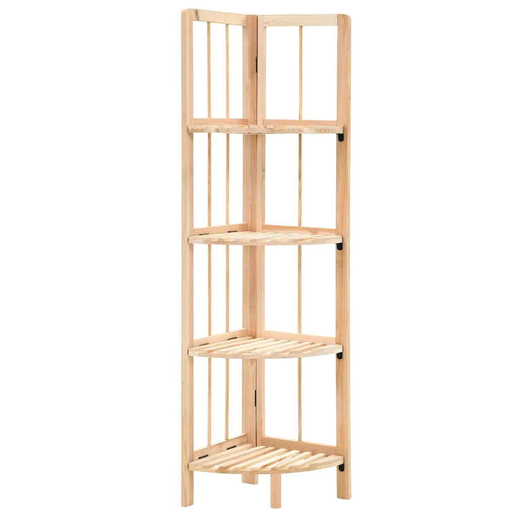 Scaffale ad Angolo in Legno di Cedro 27x27x110 cm 246435