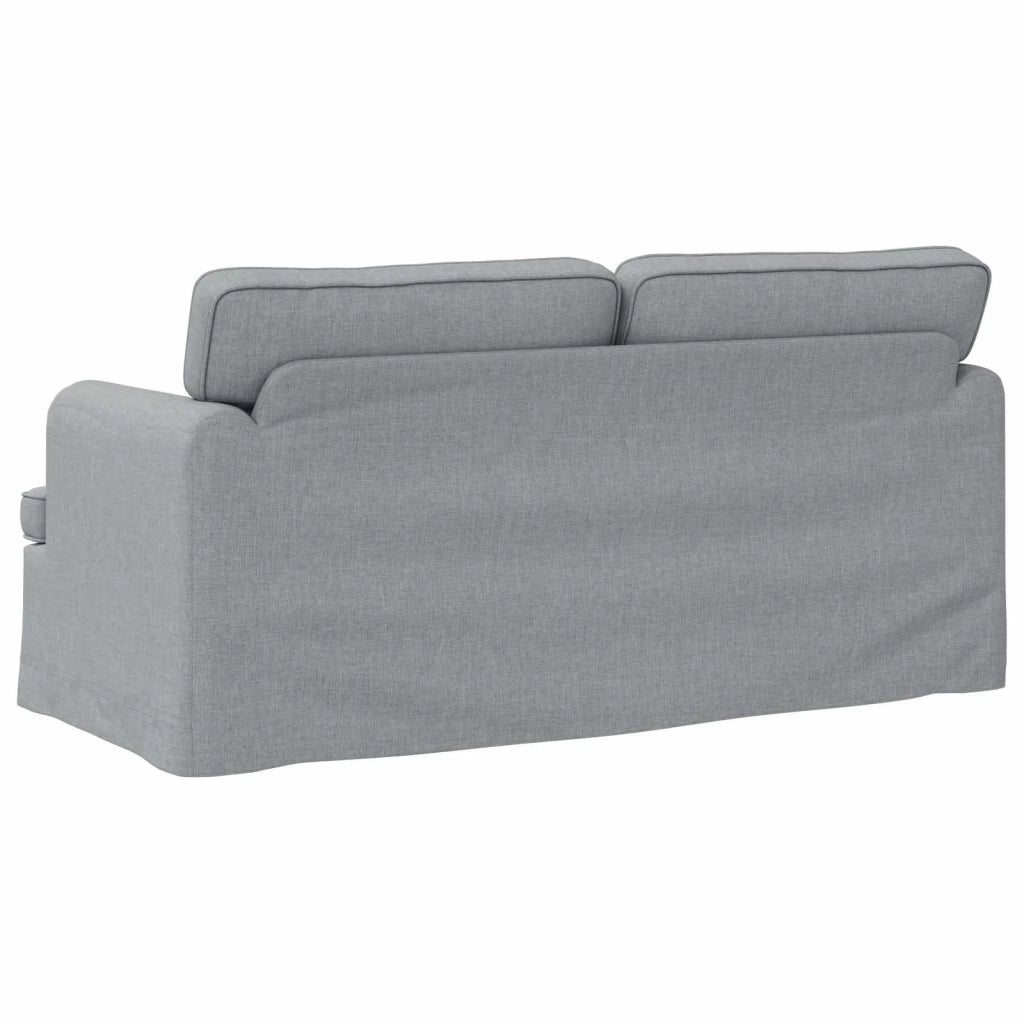 Divano Grigio chiaro 162 x 80 x 85 cm Tessuto 42024490