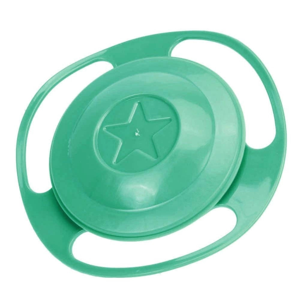 Trade Shop - Piatto 360° Giroscopio Ciotola Plastica Pranzo Cena Neonato A Prova Di Bambino -